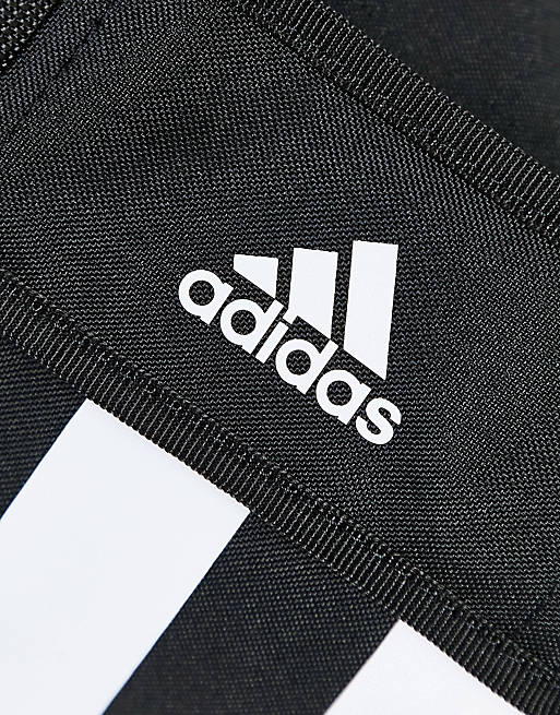 Bags adidas Training 3 Stripe duffle bag in black 