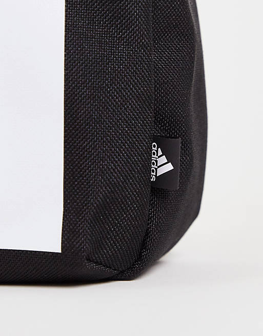  adidas Training 3 Stripe hip bag in black 