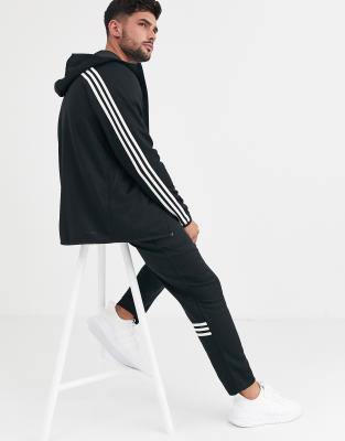 adidas 3 stripe hoodie