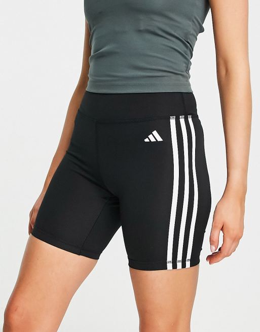 adidas Running Daily Run legging shorts in black