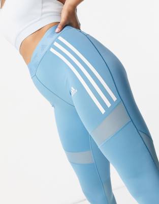 adidas Training Maternity 3/4 leggings in blue