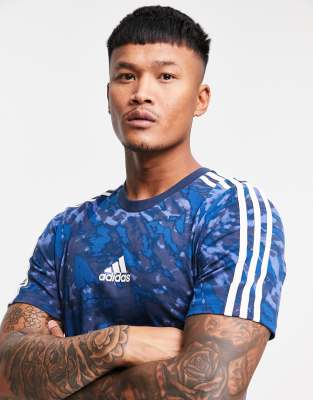 blue tie dye adidas shirt