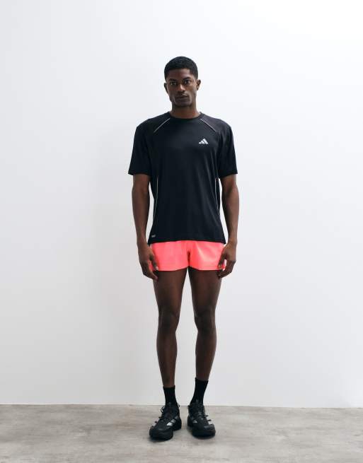 adidas Training 3in zwemshort met drie strepen in roze, 3 van 5
