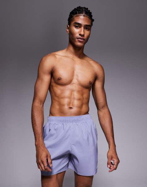 adidas Training 5"" swim shorts in violet - view 1
