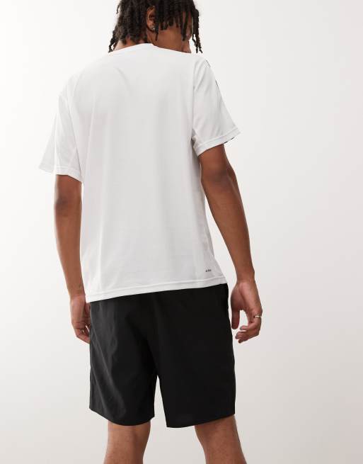 adidas Training 8"" swim shorts in black, 5 of 5