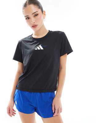 adidas Training - Adaptive - Sport-T-Shirt in Schwarz