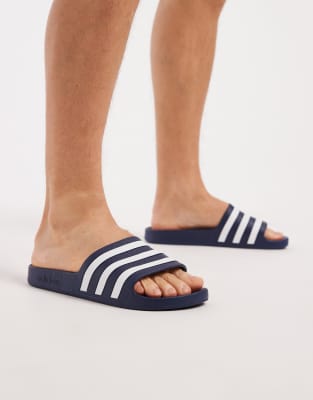 adidas Training - Adilette Aqua - Claquettes - Marine-Noir