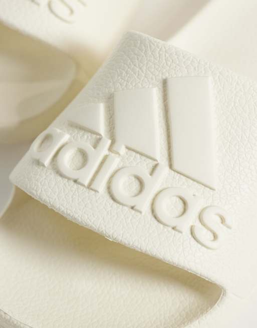 adidas Training – Adilette Aqua – Jasnobrązowe klapki, 4 z 4