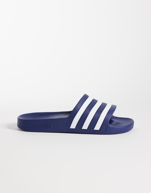 adidas Training – Adilette Aqua – Marinblå tofflor, 2 av 4