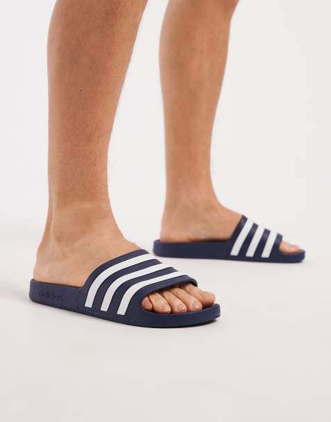 adidas Training - Adilette Aqua - Marineblå sliders - view 1