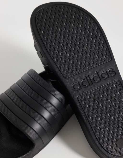 adidas Training – Adilette Aqua – Slider in Schwarz, 4 von 4