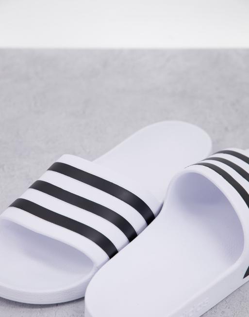 Adilette badslippers online zwart