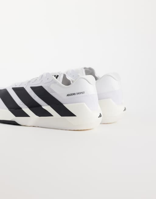 adidas Training Adizero Dropset Pro Sneaker in Weiß und Schwarz, 3 von 5