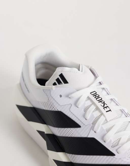 adidas Training Adizero Dropset Pro Sneaker in Weiß und Schwarz, 4 von 5