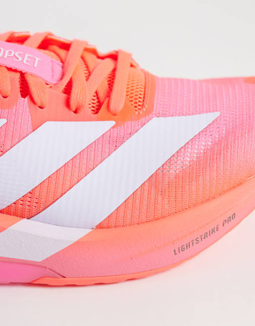 adidas Training Adizero Dropset Pro sneakers i rød og sølv, 4 af 5