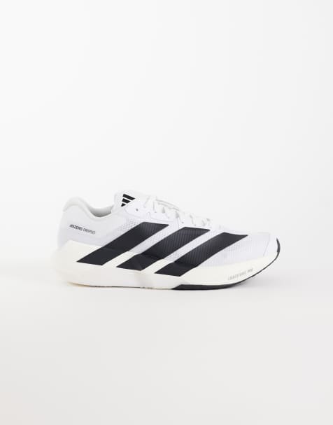adidas Training Adizero Dropset Pro trainers in black and white - view 1
