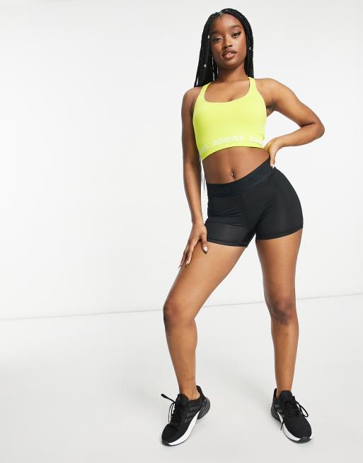 adidas Yellow - Sports Bras