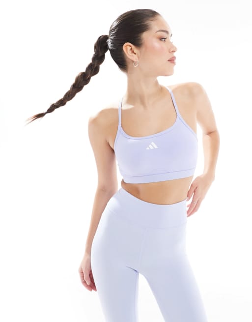adidas - Training - Aeroreact - Bh met 3-Stripes in paars