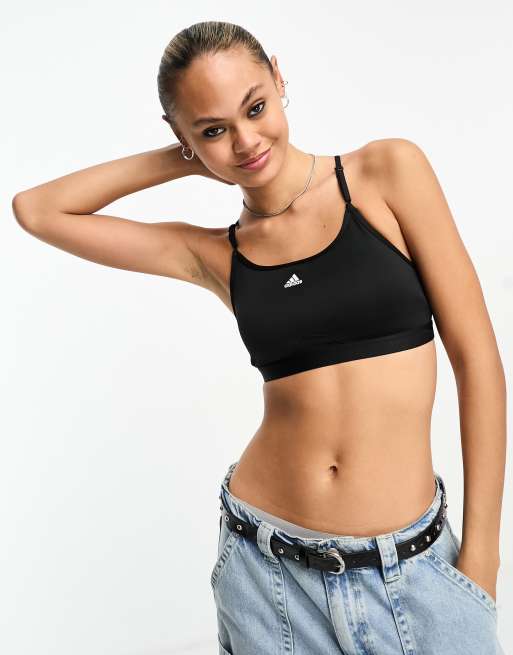 Adidas AeroReact Bra Black Women