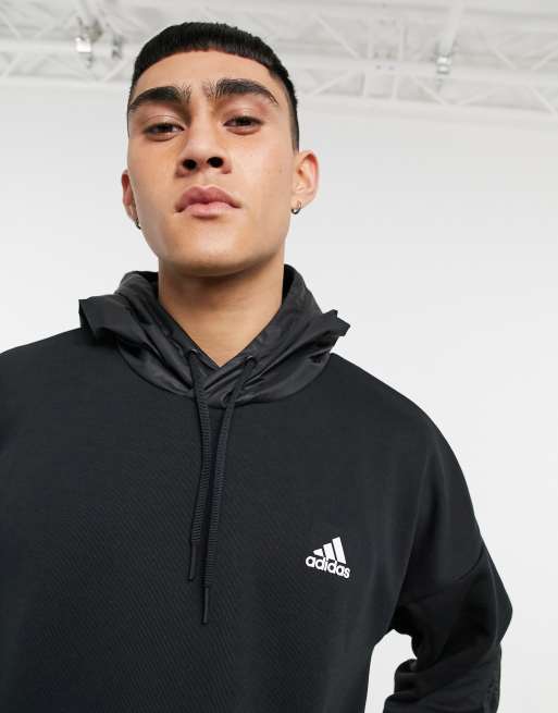 adidas Training Aeroready hoodie in black