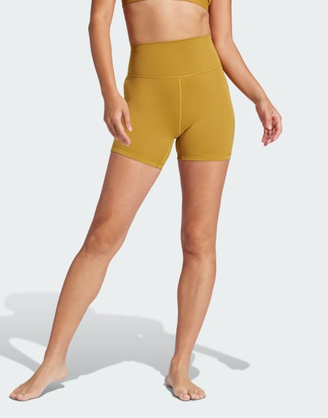 adidas - Training - All Me - 5 inch leggingshort in brons - view 1