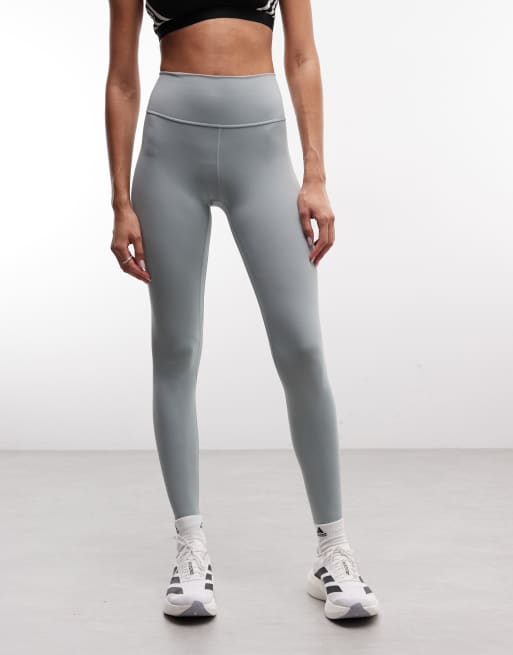 adidas Training All Me 7 inch leggings in sage green, 2 of 5