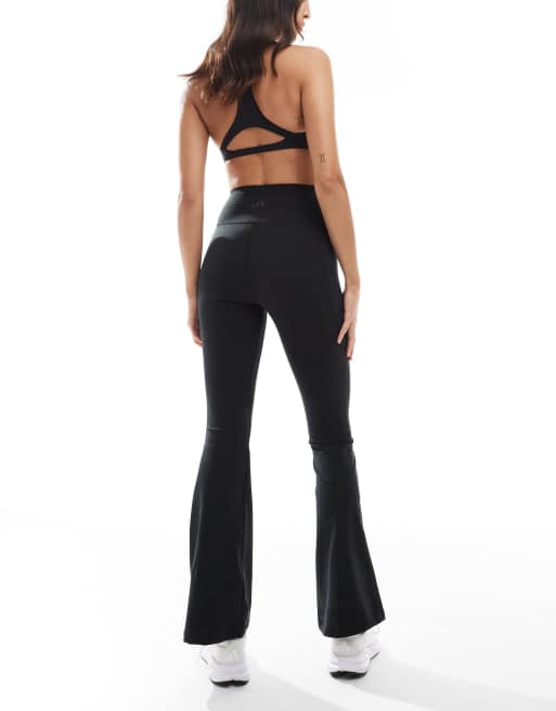 adidas Training All Me flare leggings in black , 4 of 5