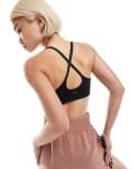 [adidas performance] adidas Training All Me light support sports bra in black XS C-D Cup BLACK