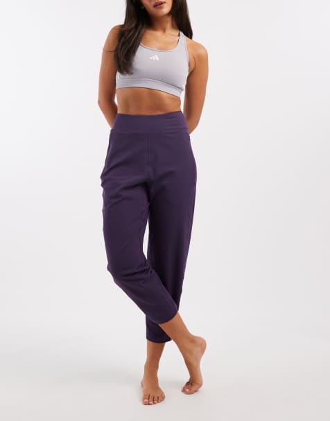 adidas Training – All Me – Plommonlila yogabyxor - view 1