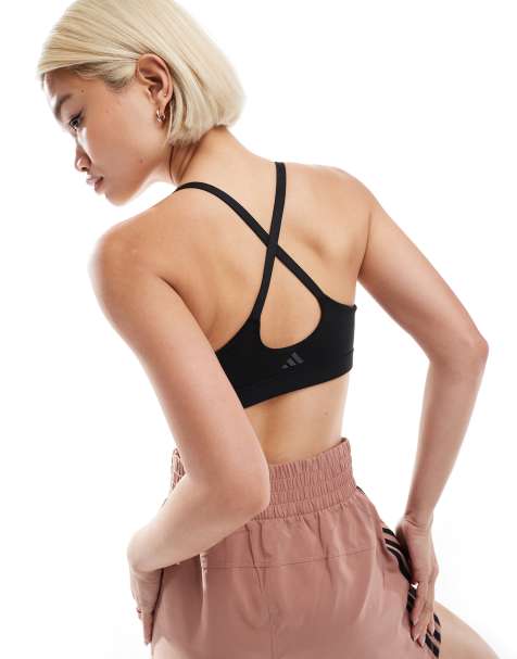 adidas Training - All Me - Reggiseno sportivo nero a sostegno leggero - view 1