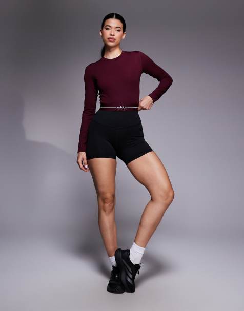 adidas Training - All Me - Sorte 5-tommer-leggingsshorts - view 1