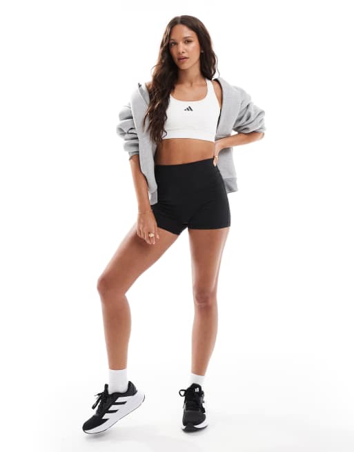 adidas - Training - All-me - Vormgevende korte legging in zwart, 2 van 5