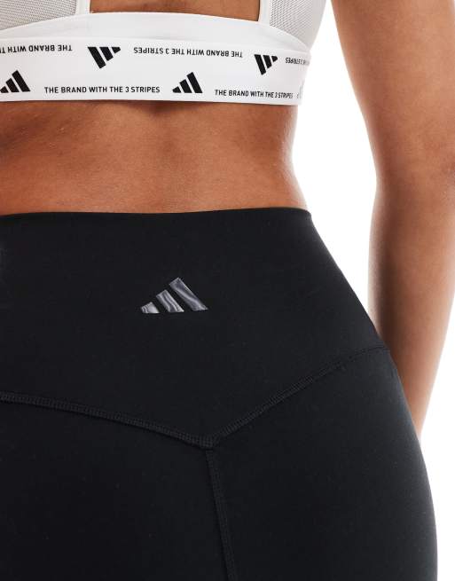 adidas - Training - All-me - Vormgevende korte legging in zwart, 4 van 5