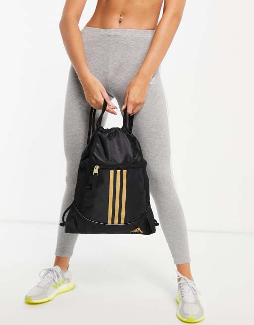 adidas Training Alliance II sackpack in black