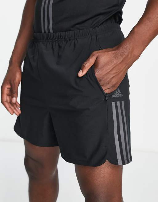 adidas - Training - Alpha Strength - Short met 3-Stripes in zwart