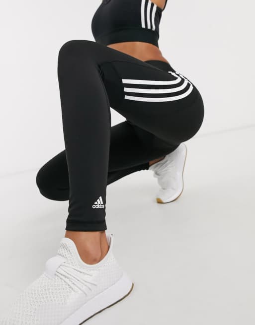 adidas, Alphaskin 3-Stripes Leggings Womens, Performance Tights