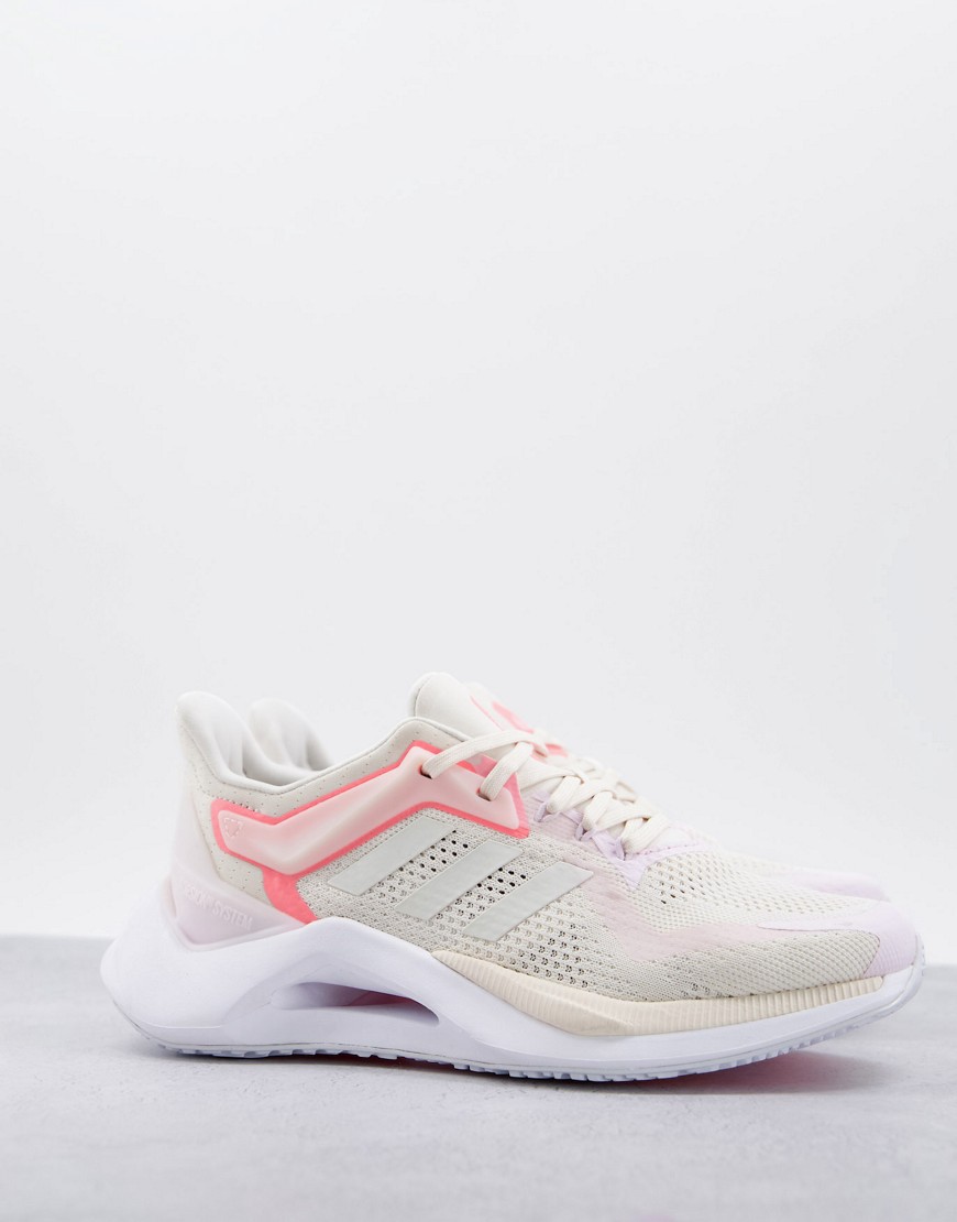 adidas Training Alphatorsion trainers in pink