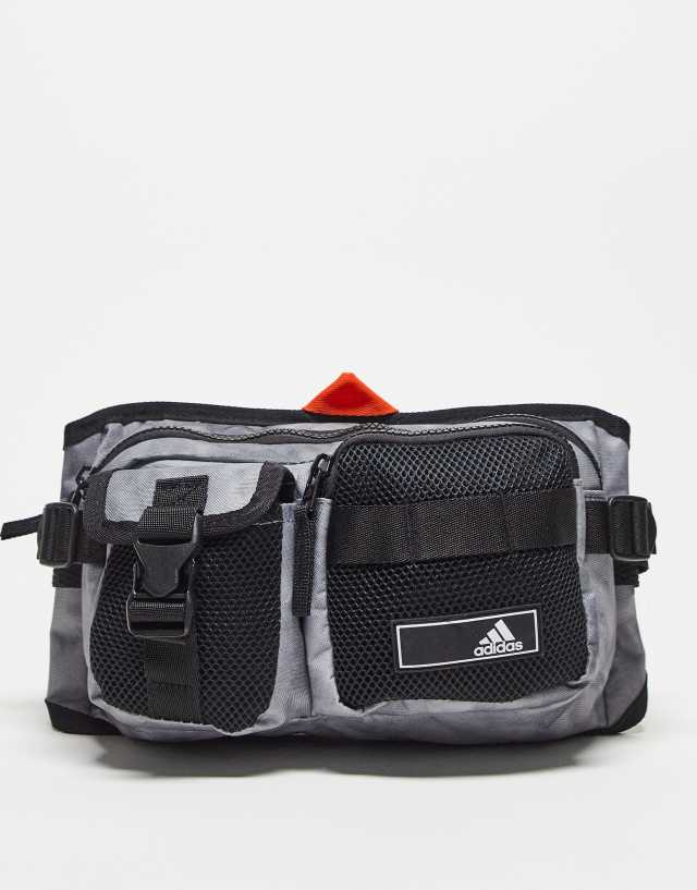 adidas Training Amplifer 2 fanny pack in gray