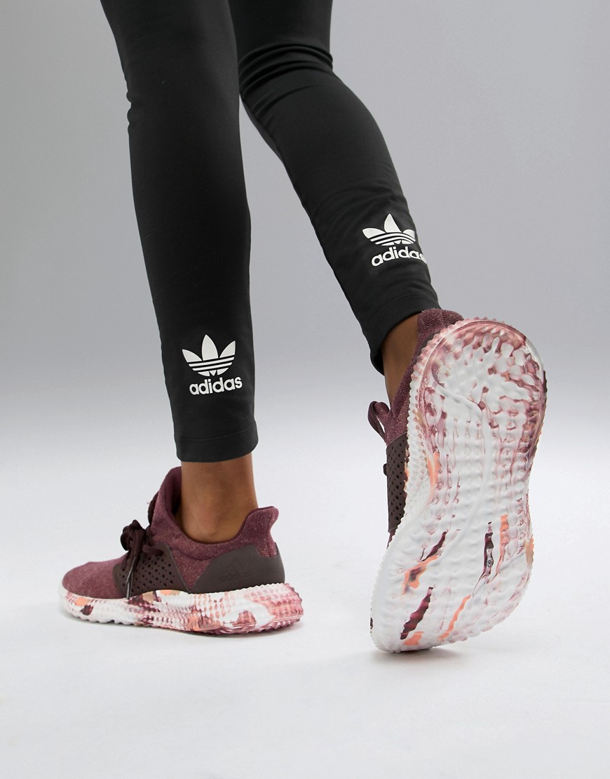 Adidas - Training Athletics - Sneakers in bordeauxrood-Paars