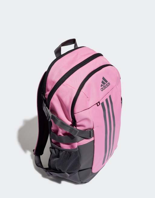 Pink and discount black adidas backpack