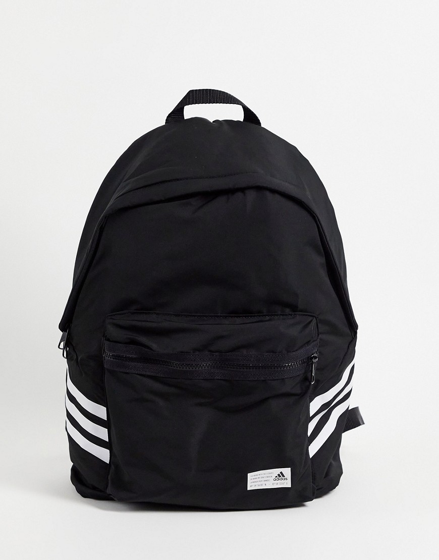 Adidas Training backpack with three stripes in black