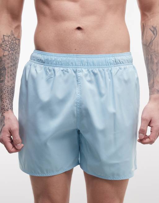 adidas Training – Badeshorts in Blau und Weiß, 5 Zoll Schrittlänge, 4 von 5