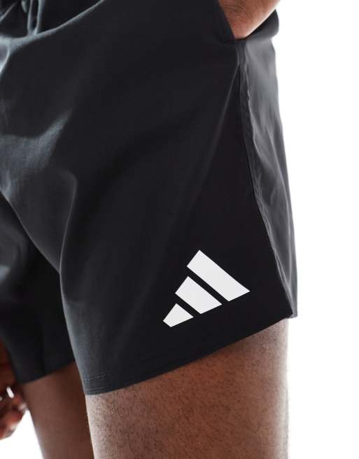 adidas Training – Badeshorts in Schwarz, 5 Zoll Schrittlänge, 3 von 5