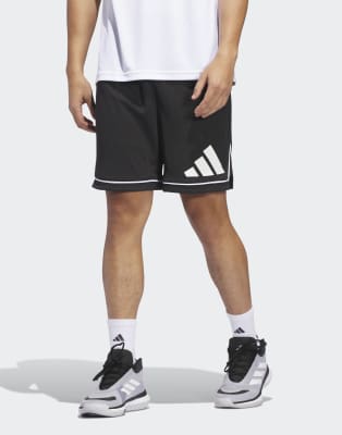 Training - Badge of Sport - Basketball-Shorts in Schwarz / Weiß Schwarz XL 9in