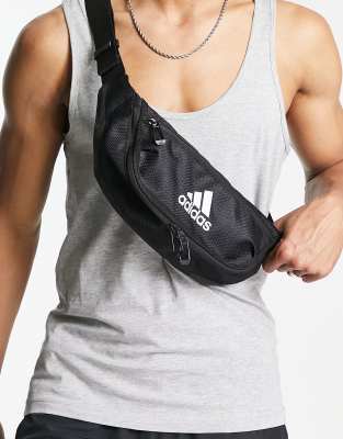 adidas Training Badge of Sport waist bag in black BLACK