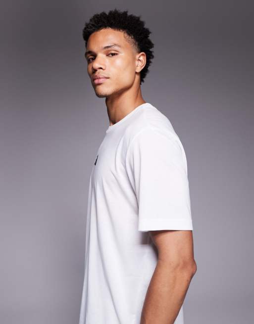 adidas Training – Biały T-shirt z nadrukiem na plecach, 4 z 5
