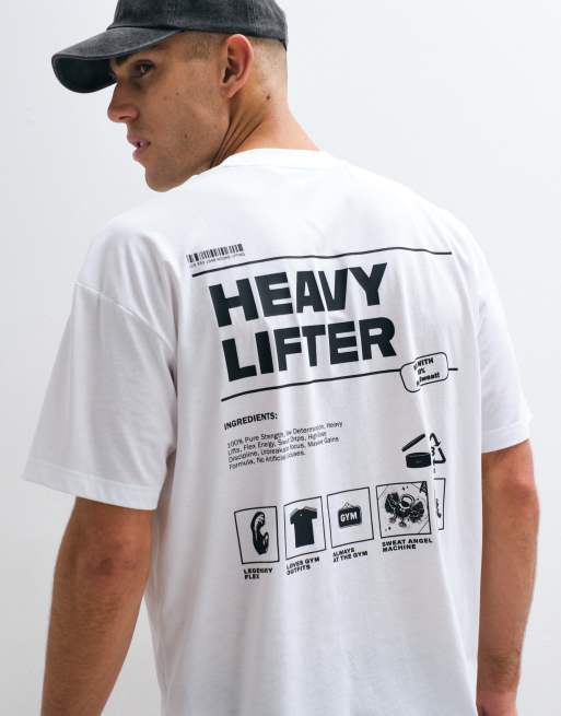 adidas Training – Biały T-shirt z nadrukiem na plecach, 3 z 5