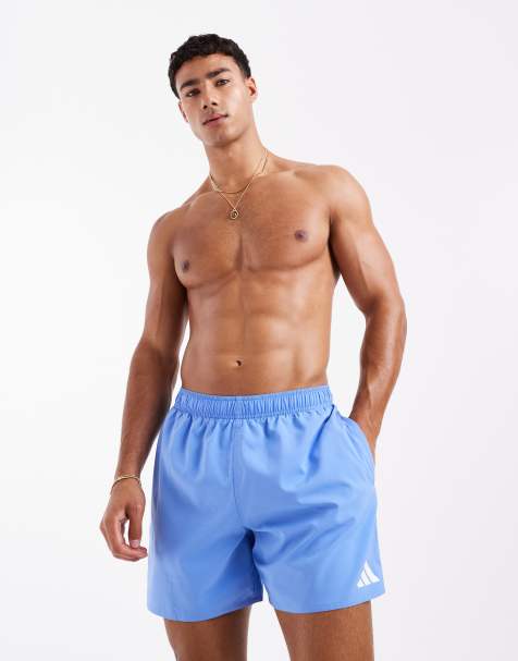 adidas Training - Blå 5-tommer-badeshorts - view 1