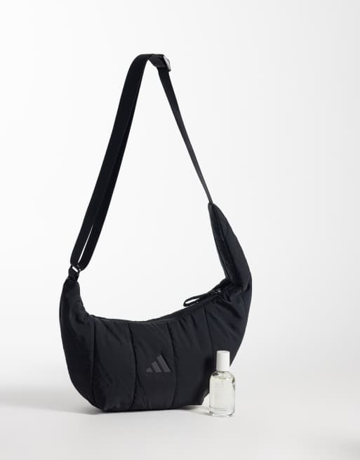 adidas Training - Bolso de hombro negro de nailon, 2 de 4