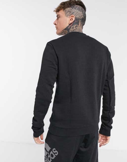 Under Armour Essential Novelty fleece hoodie in black